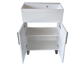 Тумба под раковину Vivia Велла Д2 50х33 см комбинируется с раковиной Idea 50 МДФ/ДСП белый А0054657