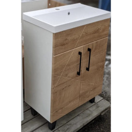 Тумба под раковину Vivia Велла Д2 55х33 см комбинируется с раковиной Idea 55 МДФ/ДСП дерево А0054111