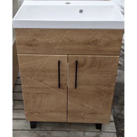 Тумба под раковину Vivia Велла Д2 60х33 см комбинируется с раковиной Idea 60 МДФ/ДСП дерево А0053751