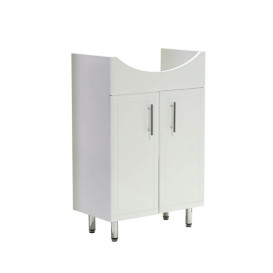 Тумба под раковину Vivia Волна Д2 55х31 см комбинируется с раковинами Изео/Церсания 55 МДФ/ДСП белый А0020165