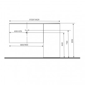 Тумба под стиральную машину Marsan Chester 710 МДФ карри Chester710curry