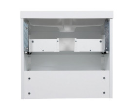 Тумба підвісна Аквародос Акцент Люкс 75 см з раковиною Bar МДФ білий матовий АР000081530