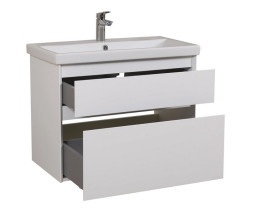 Тумба подвесная Аквародос Элит 100 см с раковиной Elite ДСП/МДФ белый мат АР000040368