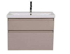 Тумба подвесная Аквародос Элит 100 см с раковиной Elite ДСП/МДФ мокко АР000049098