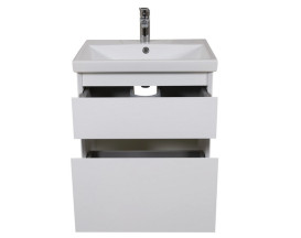 Тумба подвесная Аквародос Элит 70 см с раковиной Elite ДСП/МДФ белый мат АР000040372