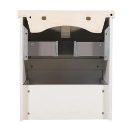 Тумба підвісна Аквародос Інфініті 60 см з раковиною Elite ДСП/МДФ білий АР000041823