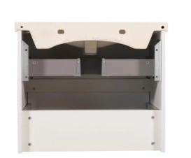 Тумба підвісна Аквародос Інфініті 70 см з раковиною Elite ДСП/МДФ білий АР000041824