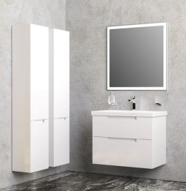 Тумба підвісна Аквародос Інфініті 70 см з раковиною Elite ДСП/МДФ білий АР000041824