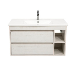 Тумба подвесная Аквародос Шельф 100 см с раковиной Arte ДСП нордленд АР000082703