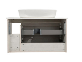 Тумба подвесная Аквародос Шельф 100 см со столешницей Loft-Iron и раковиной One ДСП нордленд АР000085181