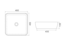 Тумба подвесная Аквародос Шельф 65 см со столешницей Loft-Iron и раковиной One ДСП нордленд АР000085187