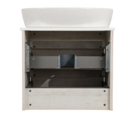 Тумба подвесная Аквародос Шельф 65 см со столешницей Loft-Iron и раковиной One ДСП нордленд АР000085183