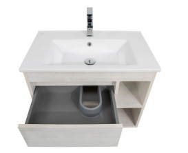 Тумба подвесная Аквародос Шельф 75 см с раковиной Arte ДСП нордленд АР000082701