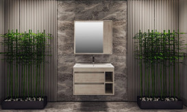 Тумба подвесная Аквародос Шельф 75 см с раковиной Arte ДСП нордленд АР000082701