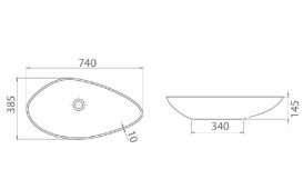 Тумба подвесная Аквародос Шельф 75 см со столешницей Loft-Iron и раковиной Olive ДСП нордленд АР000085194