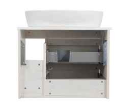 Тумба подвесная Аквародос Шельф 85 см со столешницей Loft-Iron и раковиной One ДСП нордленд АР000085185