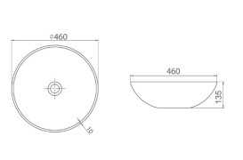 Тумба подвесная Аквародос Шельф 85 см со столешницей Loft-Iron и раковиной Zero ДСП нордленд АР000085175