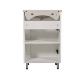 Тумба підлогова Аквародос Терра 50 см із раковиною Руна ДСП/МДФ білий АР000143071