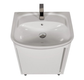 Тумба підлогова Аквародос Терра 55 см із раковиною Нова ДСП/МДФ білий АР000032723