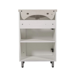 Тумба підлогова Аквародос Терра 55 см із раковиною Нова ДСП/МДФ білий АР000032723