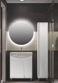 Тумба підлогова Аквародос Терра 65 см з раковиною Нова ДСП/МДФ білий АР000032724