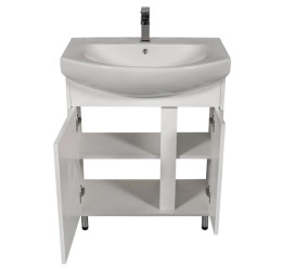 Тумба підлогова Аквародос Терра 70 см із раковиною Руна ДСП/МДФ білий АР000032725