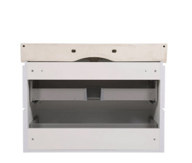 Тумба подвесная Аквародос Венеция 100 см с раковиной Пинто ДСП/МДФ белый АР000040223