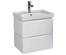 Тумба подвесная Аквародос Венеция 60 см с раковиной Arya ДСП/МДФ белый АР000045239