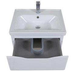 Тумба підвісна Аквародос Венеція 60 см із раковиною Frame ДСП/МДФ білий АР000040227