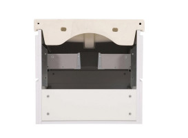 Тумба підвісна Аквародос Венеція 60 см із раковиною City ДСП/МДФ білий АР000040229