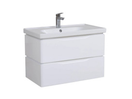 Тумба подвесная Аквародос Венеция 80 см с раковиной Frame ДСП/МДФ белый АР000040228