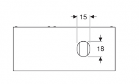 Тумба подвесная для накладной раковины Geberit VariForm 120 см с двумя выдвижными ящиками лава матовый 501.172.00.1