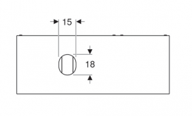 Тумба подвесная для накладной раковины Geberit VariForm 135 см с тремя выдвижными ящиками белый глянцевый/белый матовый 501.189.00.1