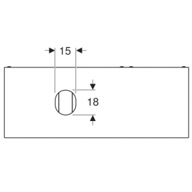 Тумба подвесная для накладной раковины Geberit VariForm 135 см с тремя выдвижными ящиками темный орех 501.192.00.1