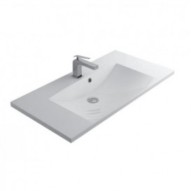 Тумба підвісна Fancy Marble Bermuda-1 90x46 см з раковиною Amelia 900C МДФ сірий Bermuda-1С