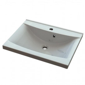 Тумба підвісна Fancy Marble Borneo 79,5x45,9 см із раковиною Lucia 800 МДФ сірий Borneo 800С