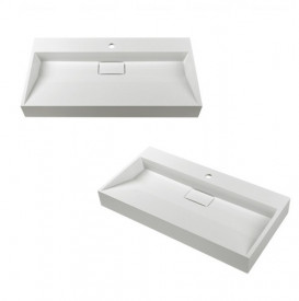 Тумба подвесная Fancy Marble Borneo 90x45,9 см с раковиной Ashley 900 МДФ белый Borneo 900 Б Ash