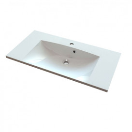 Тумба подвесная Fancy Marble Borneo 90x45,9 см с раковиной Amelia 900 шпон дуба Borneo 900ш