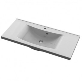 Тумба подвесная Fancy Marble Borneo 99,5x47,5 см с раковиной Lucia 1000 МДФ серый Borneo1000С