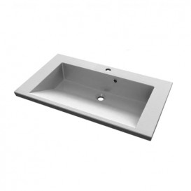 Тумба подвесная Fancy Marble Cyprus 85х50 см с раковиной Peggy 850C шпон дуба ШН Peggy ш