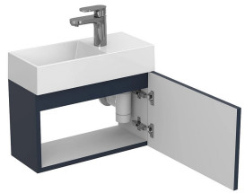 Тумба підвісна Miraggio Minima із раковиною Copper 500 МДФ синій 8815047