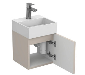 Тумба підвісна Miraggio Minima з раковиною Toni 300 МДФ сірий 8815064