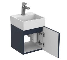 Тумба підвісна Miraggio Minima з раковиною Toni 300 МДФ синій 8815048