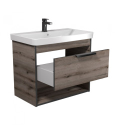 Тумба подвесная Мойдодыр Denver 80-A с раковиной Vivace ДСП дуб эвок 00-0008271