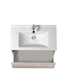 Тумба підвісна Мийдодір Diamante 80-А з раковиною Su-80 МДФ беж бетон 00-0008601