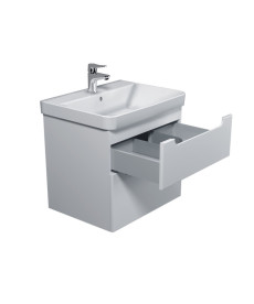 Тумба підвісна Мийдодир Malaga 60-A з раковиною Vivace ДСП/МДФ білий глянець 00-0009159