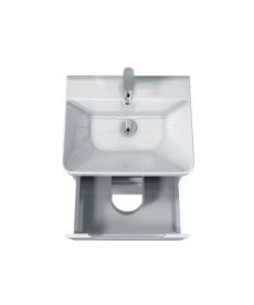 Тумба підвісна Мийдодир Malaga 60-A з раковиною Vivace ДСП/МДФ білий глянець 00-0009159