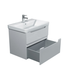 Тумба підвісна Мийдодир Malaga 70-A з раковиною Vivace ДСП/МДФ білий глянець 00-0009160