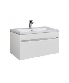 Тумба підвісна Мийдодір Prime 70-А з раковиною Cosmo ДСП/МДФ білий глянець 00-0008148