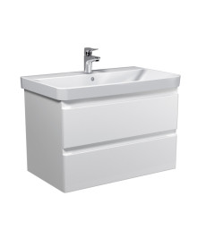 Тумба підвісна Мийдодир Unik 80-A з раковиною Vivace ДСП/МДФ білий глянець 00-0009166